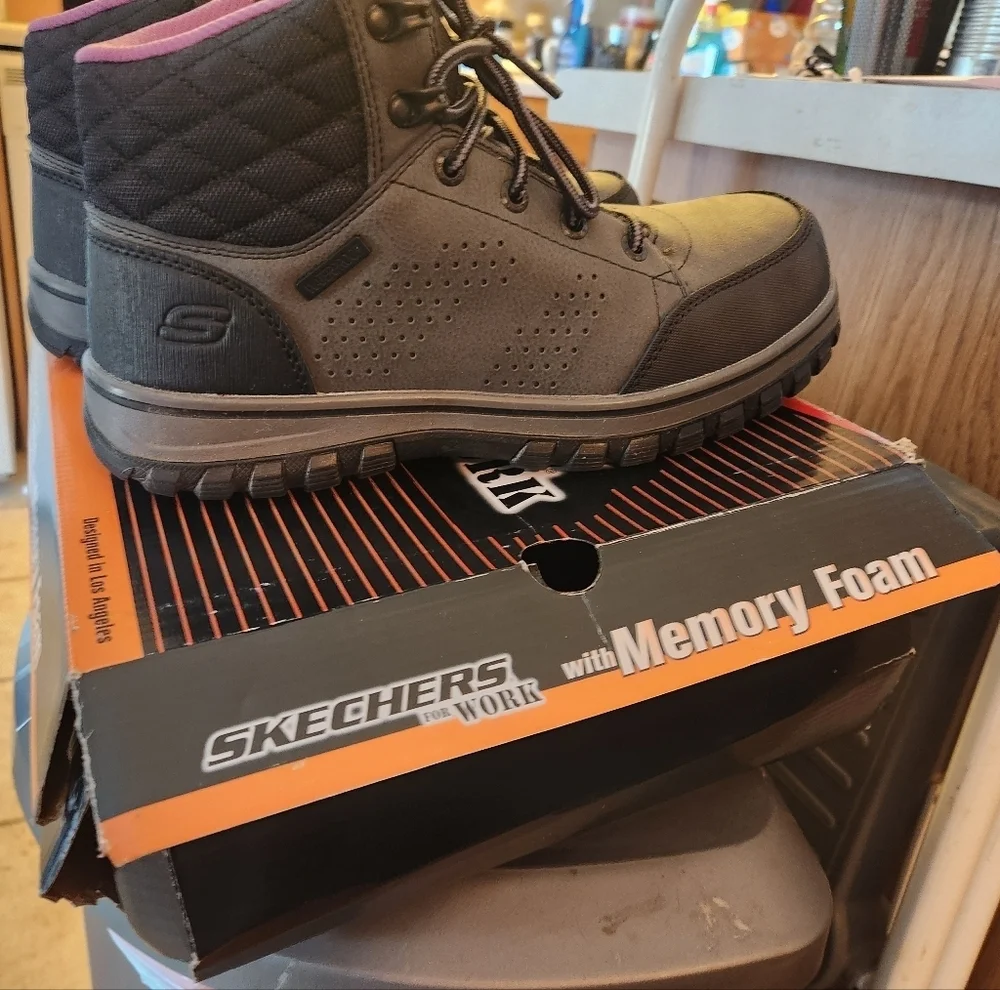 SKECHERS Mc Coll Steel Toe Boot - Picture 3 of 7